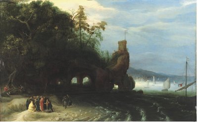 Christ Preaching at the Sea of Galilee by Adriaen van Stalbemt